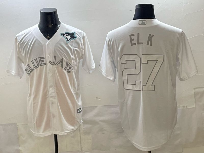 Men 2025 Toronto Blue Jays #27 El k White Game Nike MLB Jersey style 05->toronto blue jays->MLB Jersey